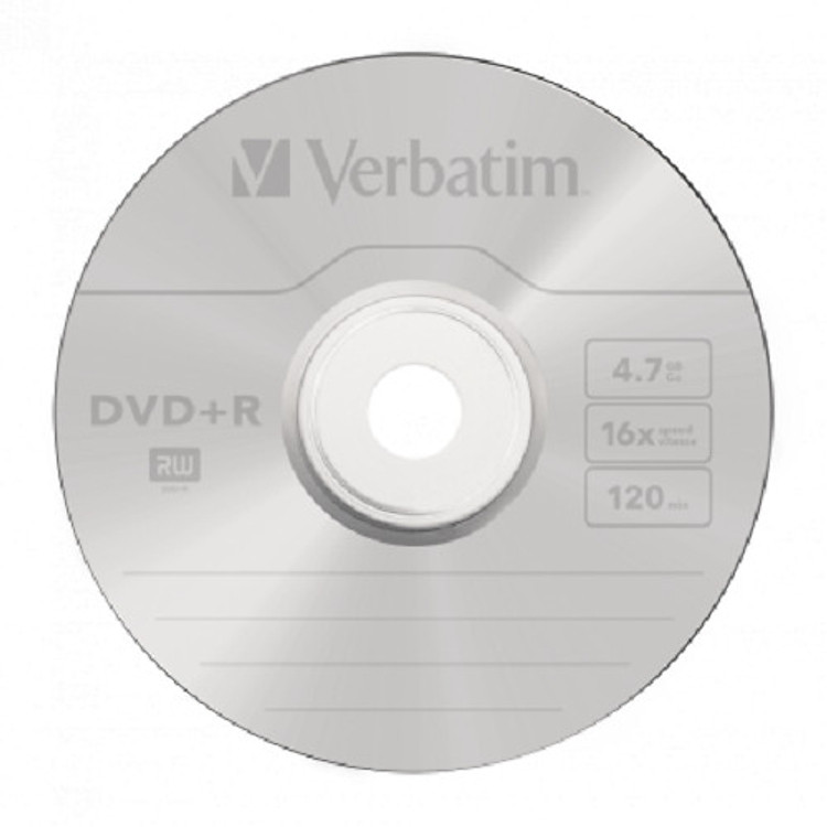 Đĩa Verbatim DVD+R 4.7GB 16X 10psc - Hàng chính hãng