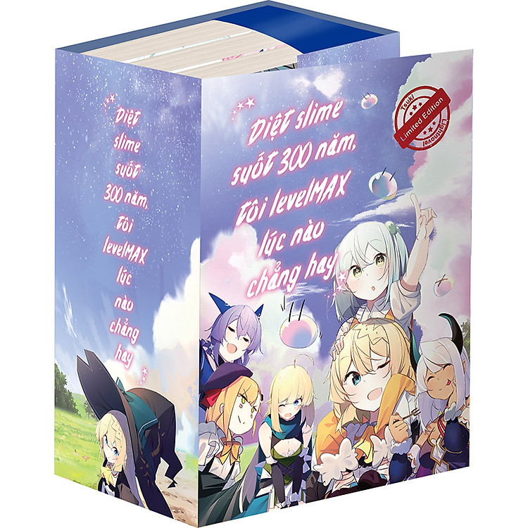 Sách Boxset Diệt Slime Suốt 300 Năm, Tôi Levelmax Lúc Nào Chẳng Hay 2 (Tập 4 ,5,6) (Tặng 1 Móc Khóa + 1 Tờ Sticker + Bookmark)