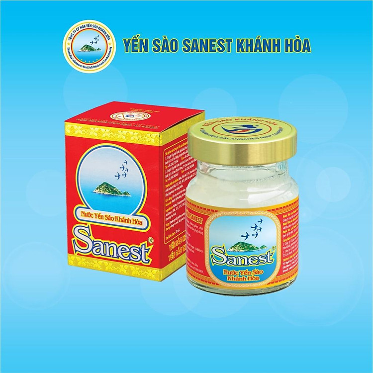 Nước Yến sào Khánh Hòa Sanest đóng lọ 70ml