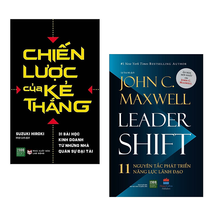 Combo sách quản trị, lãnh đạo: Chiến Lược Của Kẻ Thắng + 11 Nguyên Tắc Phát Triển Năng Lực Lãnh Đạo