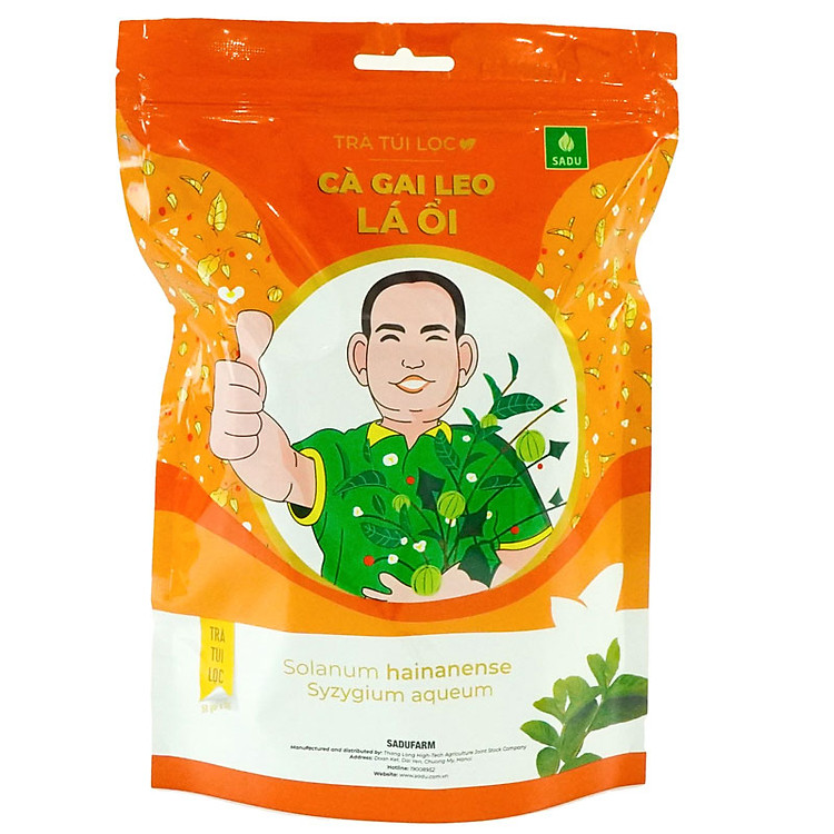 Trà túi lọc cà gai leo lá ổi Sadu (gói 250g)