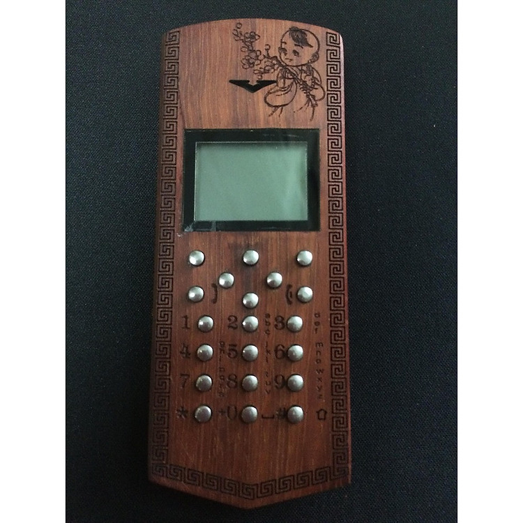 Vỏ gỗ cho điện thoại Nokia 110i mẫu chú tiểu
