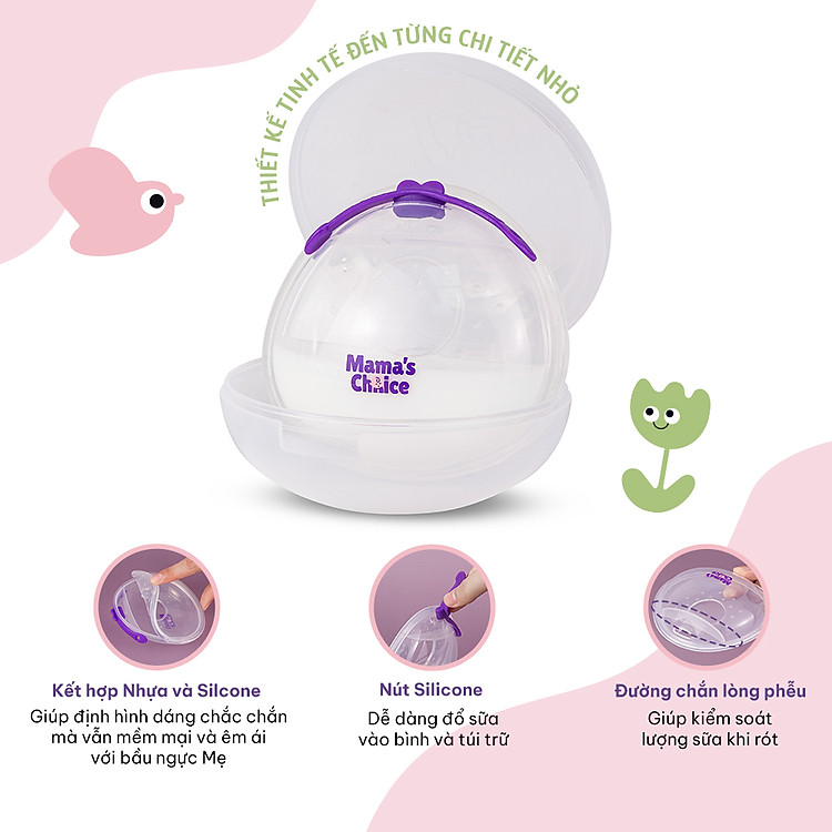 Phễu Hứng Sữa Mama's Choice (Hộp 2) Uy tín Tiết kiệm - Hình ảnh 5