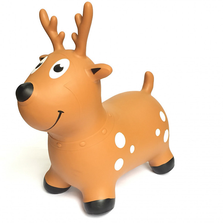 Thú nhún cao cấp Toys House chính hãng kèm bơm cho bé (mẫu tuần lộc)