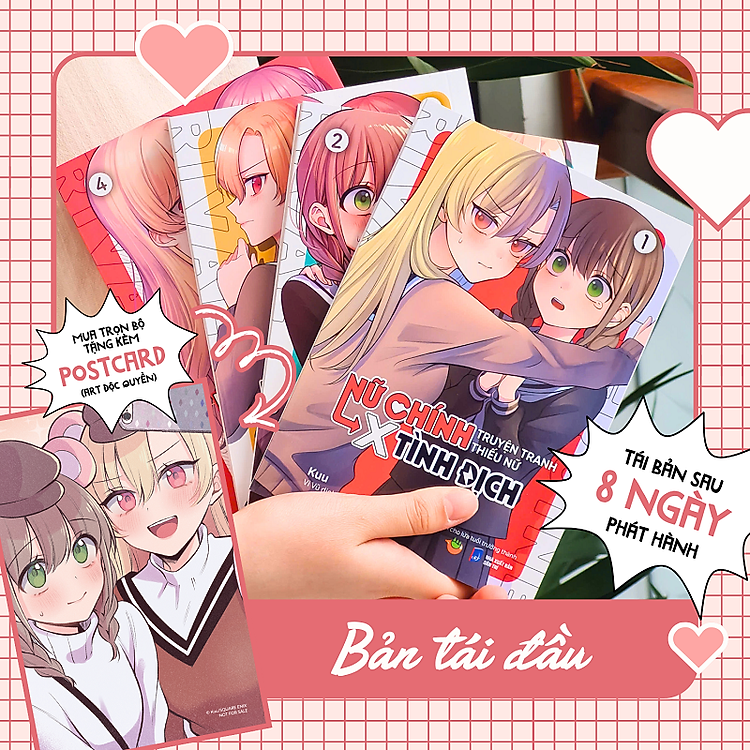 Nữ Chính Truyện Tranh Thiếu Nữ X Tình Địch (Trọn Bộ 4 Tập)