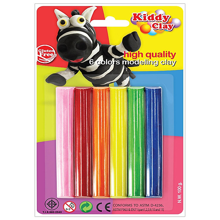 Mua Đất nặn 6 màu 100g ST-100-6 Chính hãng Ưu đãi - Hình ảnh 2