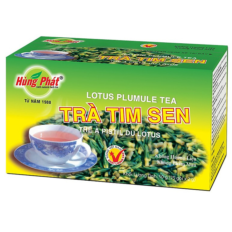 Trà Tim Sen Hùng Phát hộp 25 gói x 2 g