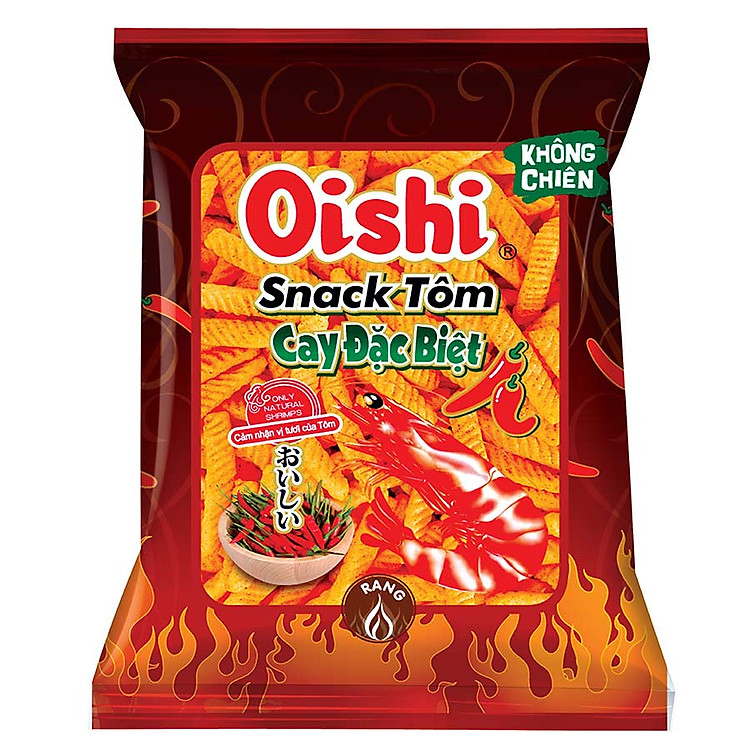 Gói Snack Oishi Tôm Cay Đặc Biệt (42g/Gói)