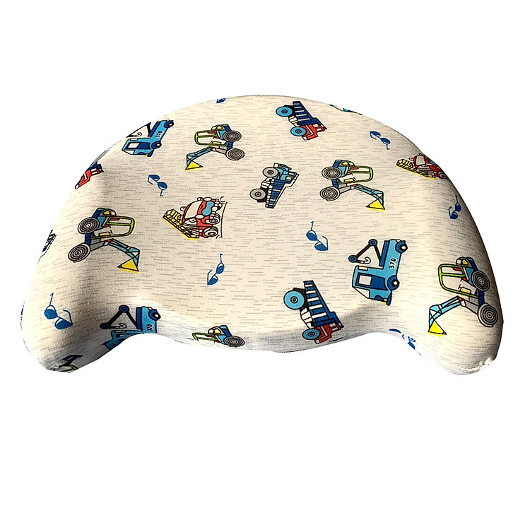 Gối Cao Su Non Chống Bẹt-Bẹp-Móp Đầu Cho Trẻ Sơ Sinh Và Trẻ Nhỏ Benrikids (Họa tiết ngầu nhiên)