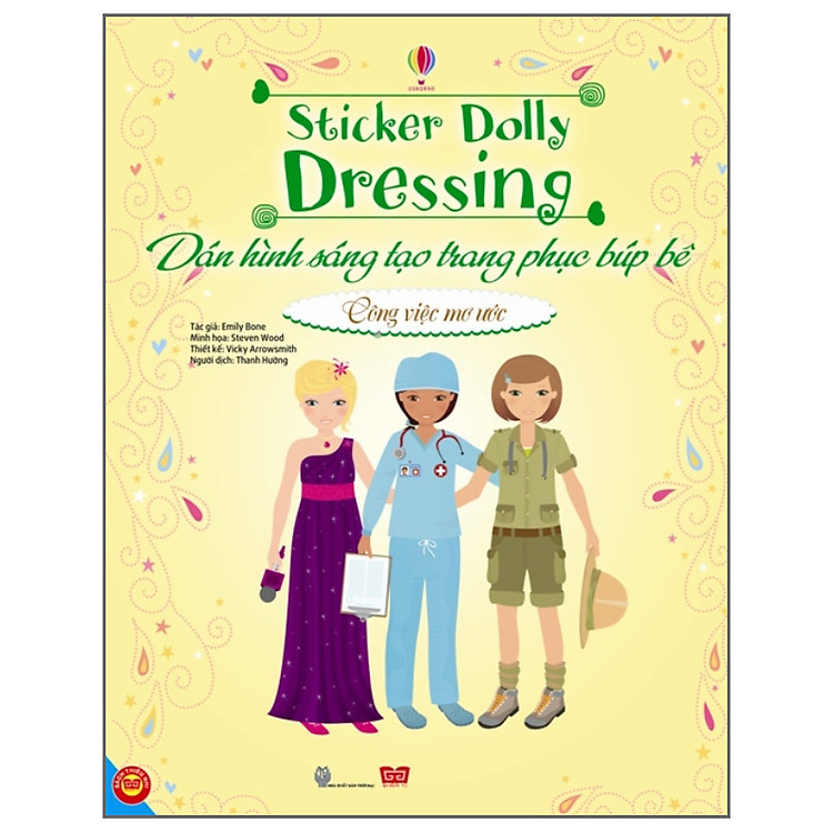 Dán Hình Sáng Tạo Trang Phục Búp Bê