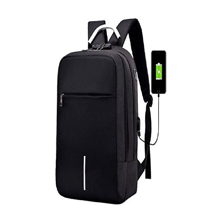 Balo Laptop Nam Nữ Thời Trang, Kèm Khóa Chống Trộm Và Cổng Sạc USB Tiện Dụng