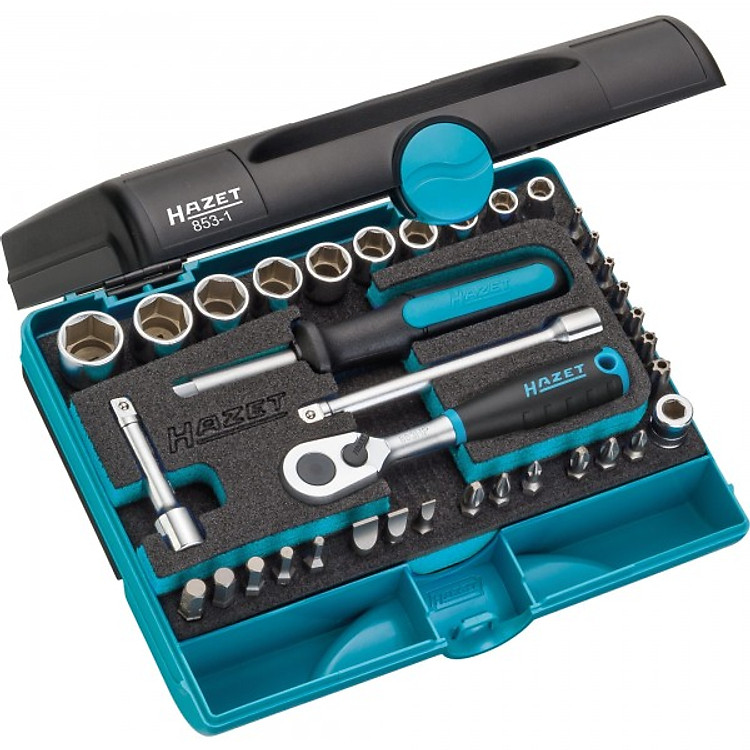 Bộ Cần Siết, Soket Và Đầu Bits Hazet 853-1 (l60140 697) - Hàng Chính Hãng 100% từ Đức