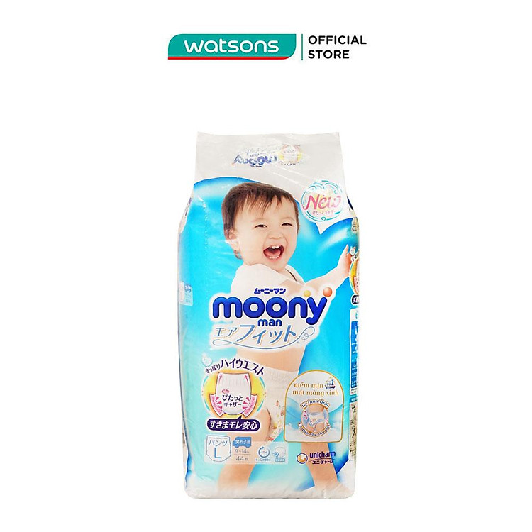 Tã Quần Moony Size L 44 Miếng Giá rẻ