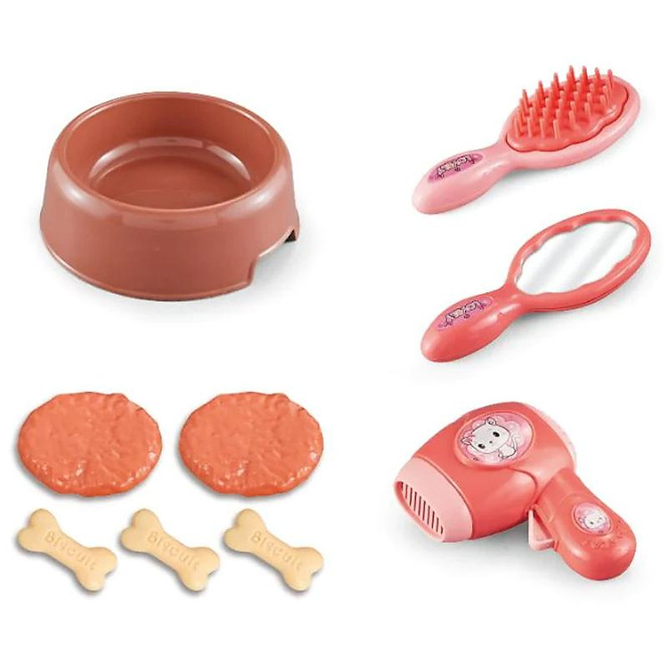 Bộ Đồ Chơi Chăm Sóc Cún Hồng Chính hãng Ưu đãi - Hình ảnh 3