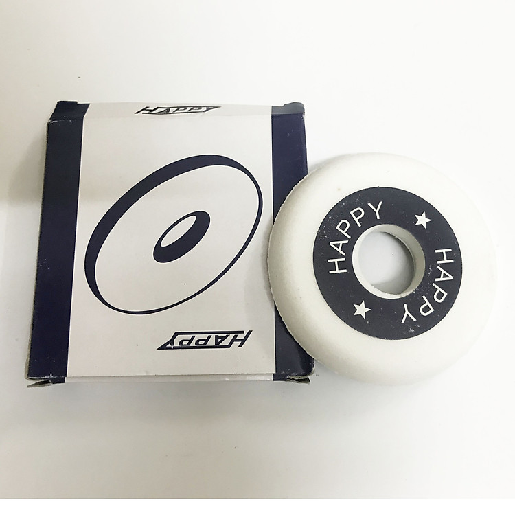 Combo 02 Đá mài dao dẹp cạnh tròn trắng HAPPY (dao máy lạng da)