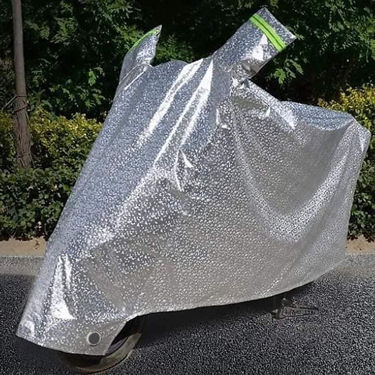 BẠT PHỦ XE MÁY PHẢN QUANG TRÁNG NHÔM CÁCH NHIỆT CAO CẤP, BẠT PHỦ XE MÁY BỐN MÙA - HÀNG CHÍNH HÃNG - Ảnh 4