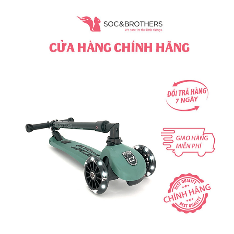 Scoot and Ride Highwaykick 3 LED Forest Chính hãng Giá tốt - Hình ảnh 2