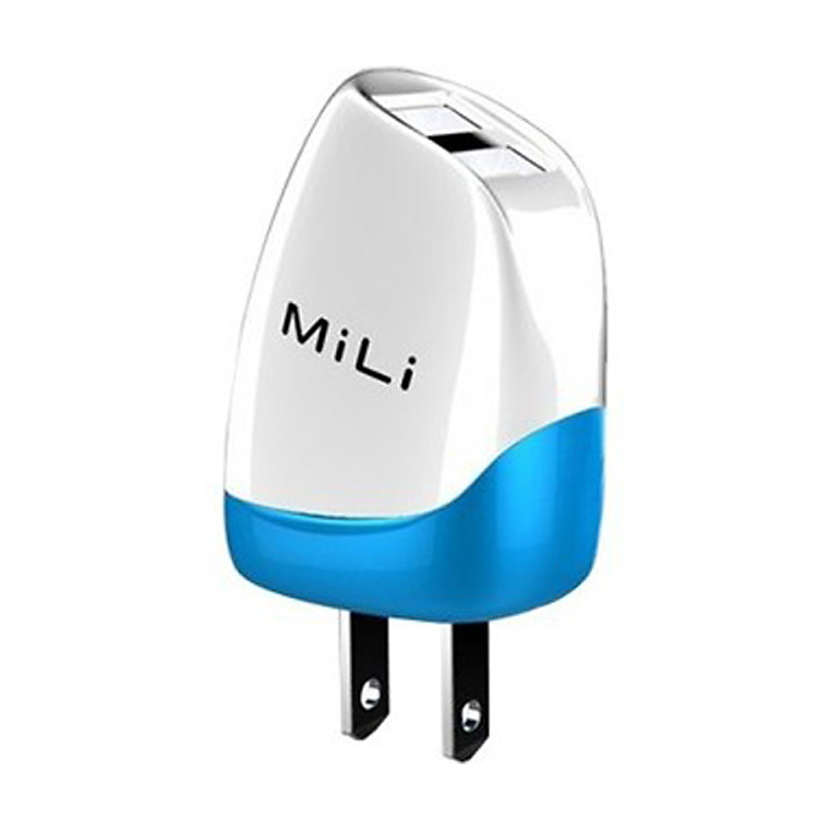 Adapter SạcMili Power Dolphin - HC-U10 2 Cổng USB - Hàng chính hãng