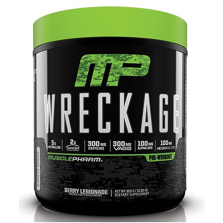 MusclePharm Wreckage Pre Workout Berry Lemonade 350g