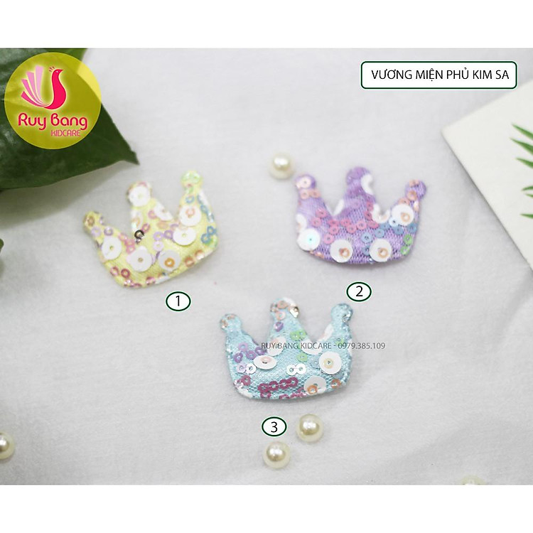 Vương miện phủ kim sa ( set 2c)