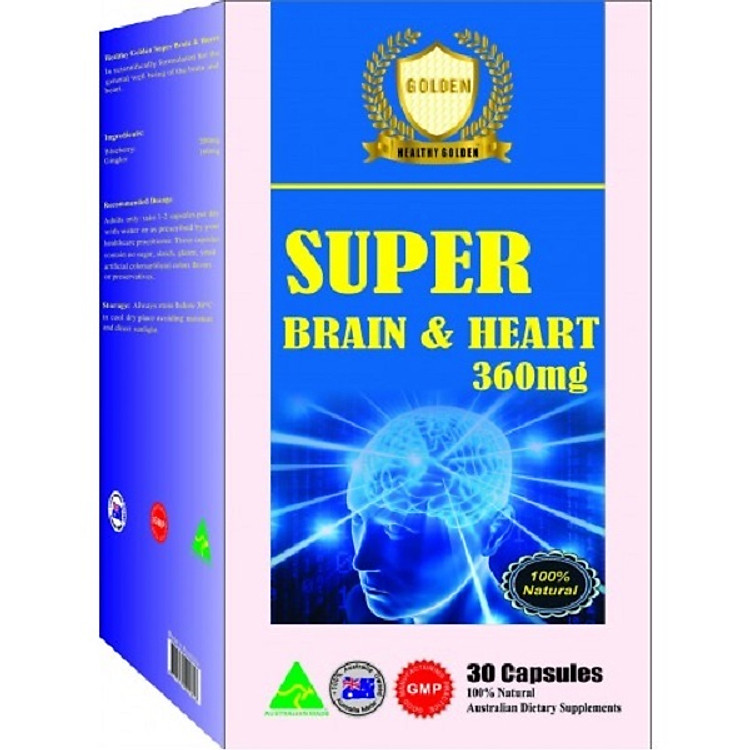 SUPER BRAIN & HEART- Tăng cường tuần hoàn máu não, đảm bảo sức khỏe tim mạch