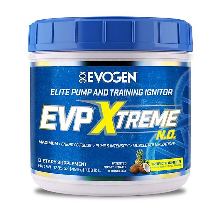 Evogen EVP-Extreme, Pre-Workout Hỗ Trợ Tỉnh Táo, Tập Trung Năng Lượng Trước Tập, Sức Mạnh, Sức Bền, Hộp 40 Lần Dùng