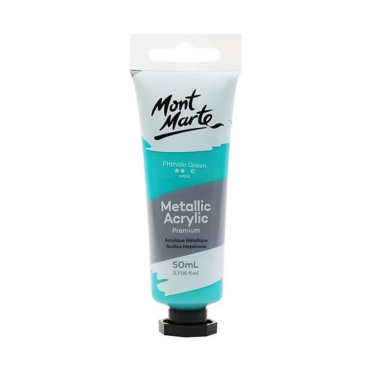 Màu Acrylic Metallic Mont Marte 50ml (Phthalo Green)