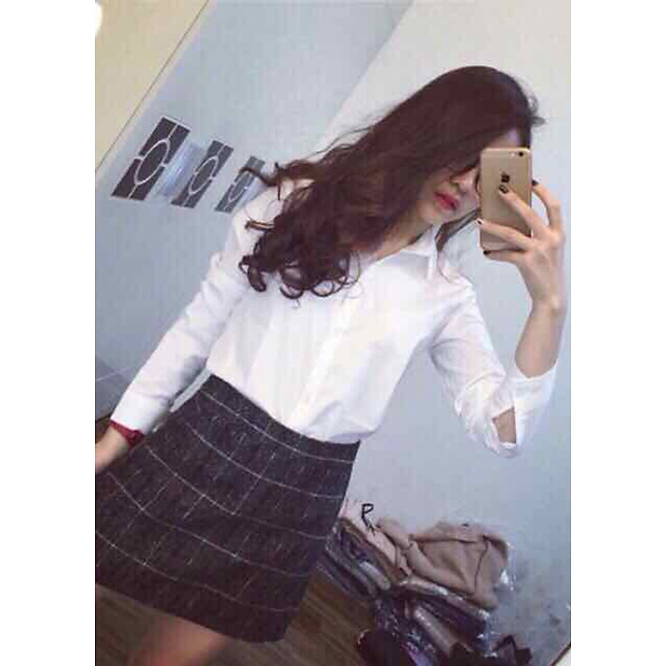 Áo sơ mi trắng nữ không nhăn