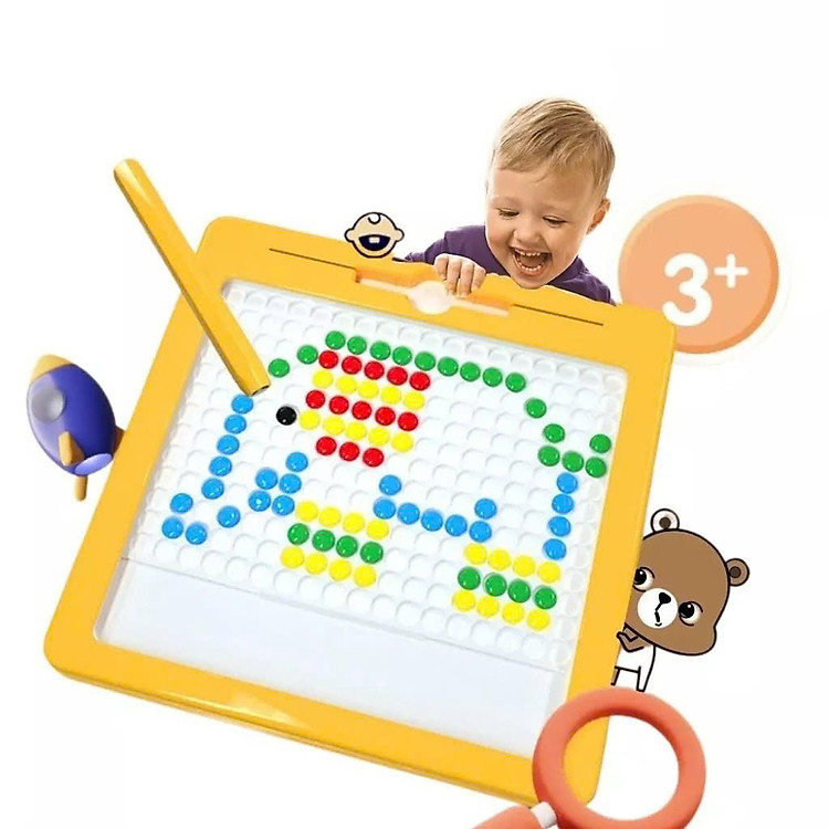 Mua Bảng vẽ nam châm với bút cho bé Chính hãng Giá tốt - Hình ảnh 3