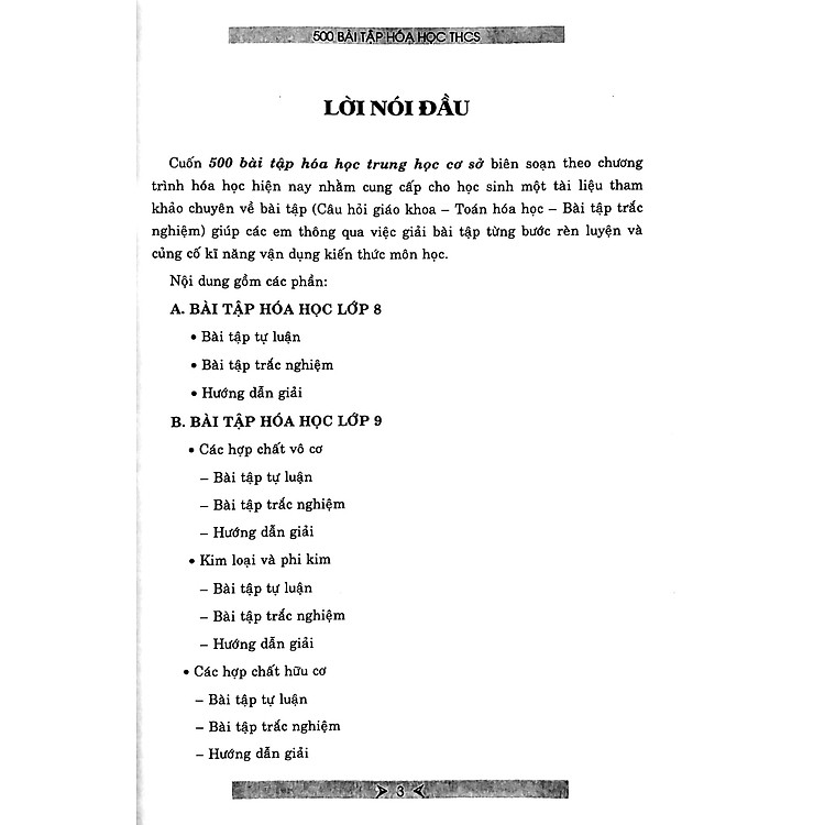 500 Bài Tập Hóa Học Trung Học Cơ Sở - Ảnh 4