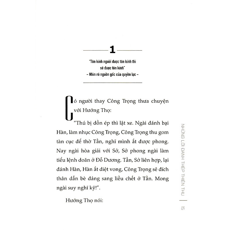 Chiến Quốc Sách - Những Lời Đanh Thép Thiên Thu - Ảnh 3
