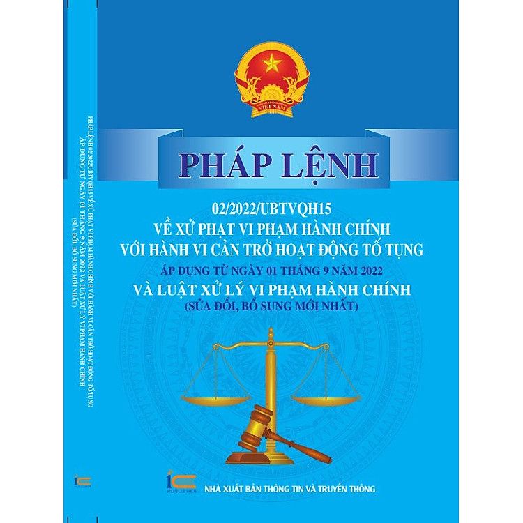 Pháp lệnh số 02/2022/UBTVQH15 xử phạt vi phạm hành chính