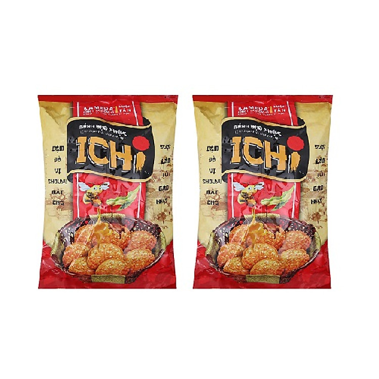 Combo 2 gói bánh gạo Nhật vị Shouyu mật ong Ichi ( 100g / gói )