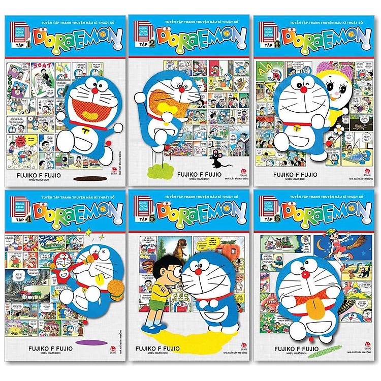 Doraemon Tuyển Tập Tranh Truyện Màu Kĩ Thuật Số (6 Tập)