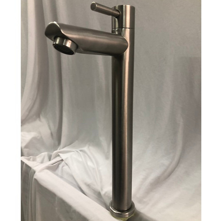 Vòi lavabo lạnh INOX 304 đặt bàn đá