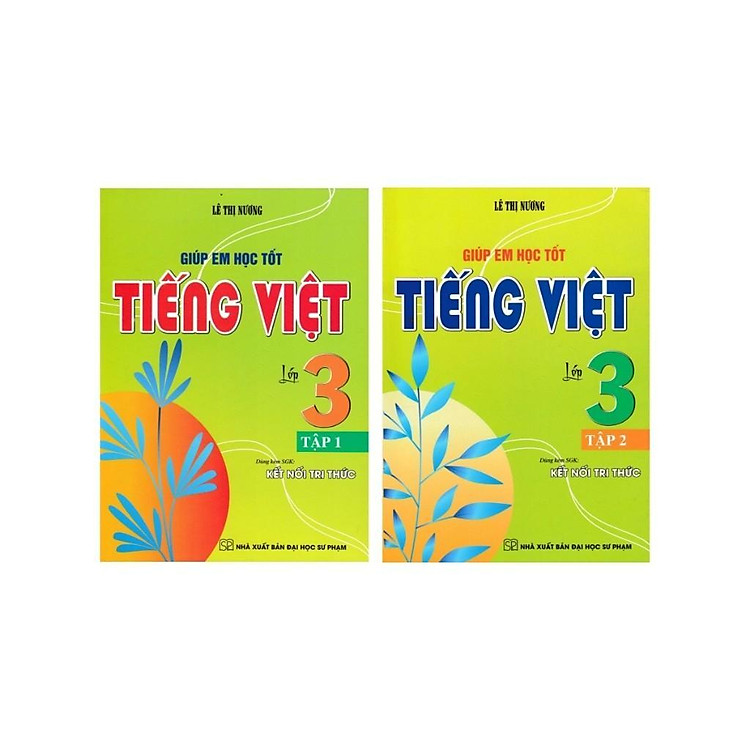 Sách - Giúp Em Học Tốt Tiếng Việt Lớp 3 - Combo 2 Tập - Dùng Kèm SGK Kết Nối Tri Thức - Hồng Ân