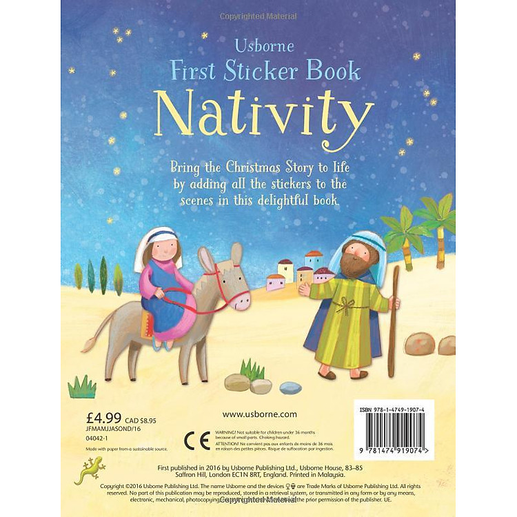 First Sticker Book Nativity
