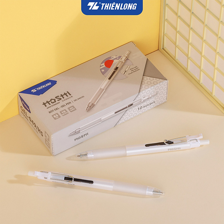Bút gel Hoshi Thiên Long GEL-049/HS – Mực đen