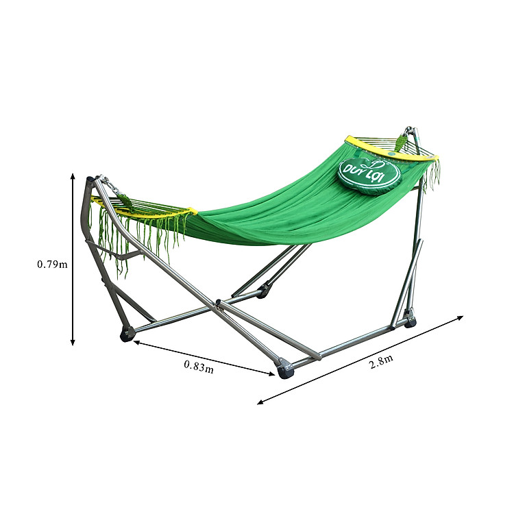 VÕNG XẾP DUY LỢI INOX - CỠ ĐẠI (QUÀ TẶNG 10 MÓC ÁO KÉP NHỰA CAO CẤP DUY LỢI)