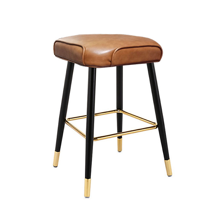 Ghế bar chân cố định cao 75 cm nệm vuông dày dặn CB LOUIS 2C-P dành cho quán bar , cafe gia đình hàng nhập khẩu cao cấp hiện đại