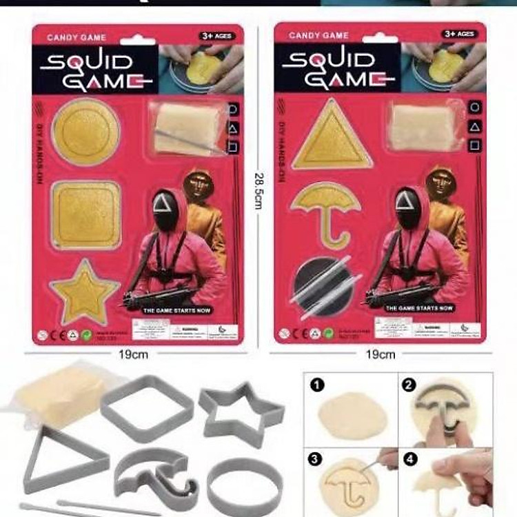 Bộ đồ chơi SQuid Game tách kẹo đường