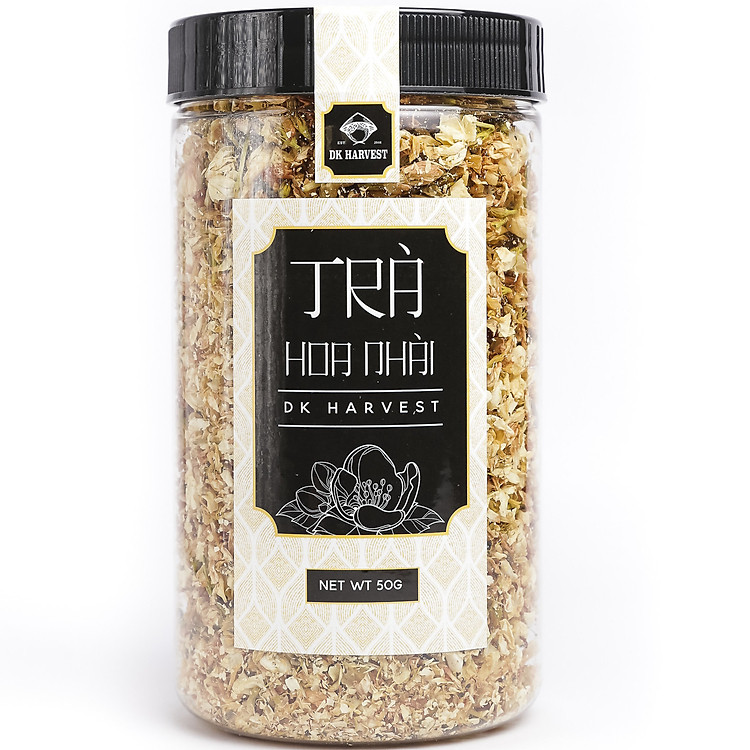 Trà Hoa Nhài Khô Nguyên Bông DK Harvest - 50g - giúp bạn ăn ngon ngủ kĩ hơn, tinh thần sảng khoái, tập trung trí tuệ