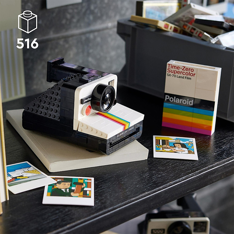 LEGO 21345 - Máy ảnh Polaroid SX-70 Chính hãng Ưu đãi - Hình ảnh 3