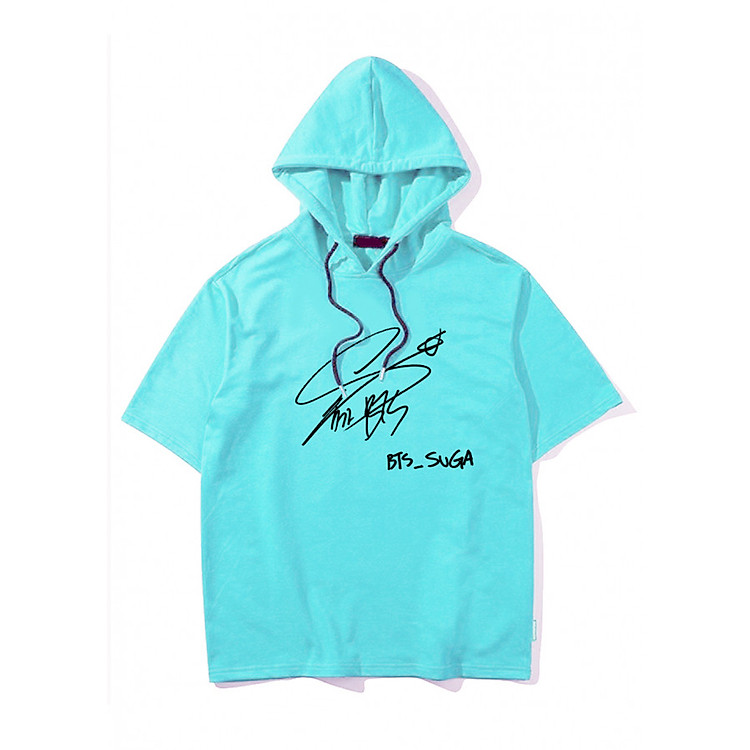 Mẫu Áo Hoodie BTS Chữ Kí Suga Áo Hoodie BTS Mới