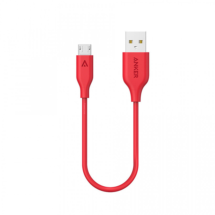 Dây Cáp Sạc Micro USB Anker PowerLine 0.3m - A8131 - Hàng Chính Hãng