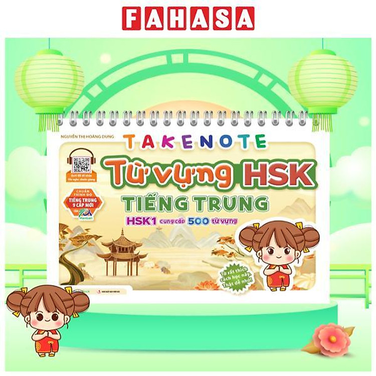 Takenote – Từ Vựng HSK Tiếng Trung – HSK1 (Cung Cấp 500 Từ Vựng)