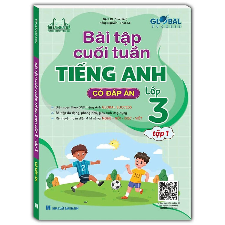 Global Success Bài Tập Cuối Tuần Tiếng Anh Lớp 3 – Có Đáp Án (Tập 1)