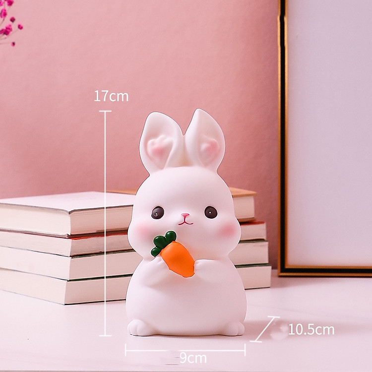 Ống Tiết Kiệm Thỏ Trắng Numi (17cm) - Ảnh 3