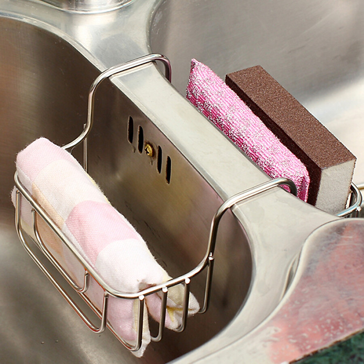 Giá Để Miếng Rửa Chén Inox Gắn Bồn Rửa Ou Runzhe