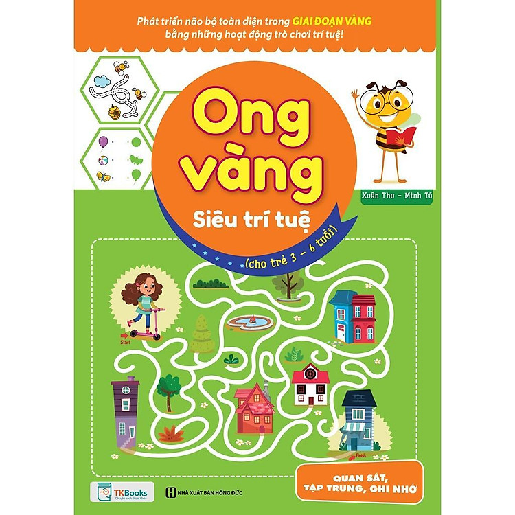 Combo Ong vàng siêu trí tuệ - Phát triển tư duy toàn diện cho bé - Bản Quyền